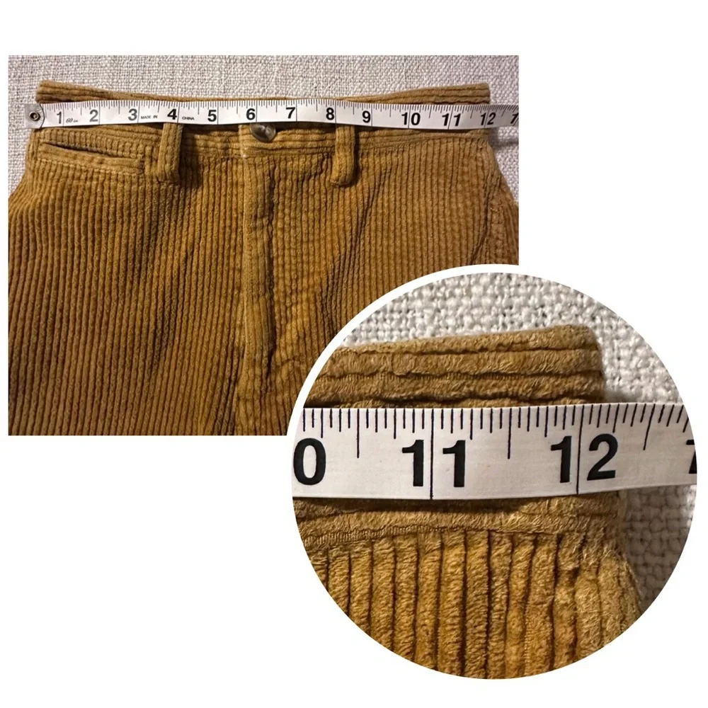 MADEWELL Slim Emmett Wide-Leg Crop Pant Corduroy Academia Old Money Preppy Wm 23 - Picture 13 of 16